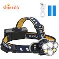 Cob Led Rechargeable Waterproof Hunting Headlight Flashlight Torch Led Headlamp